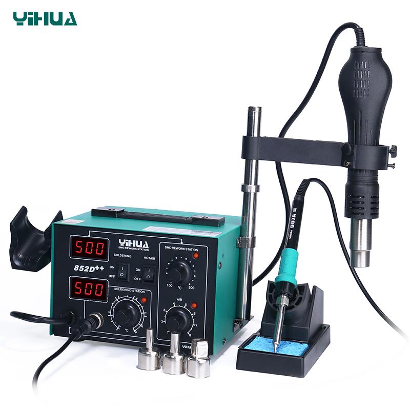 YIHUA852D++ with air gun bracket