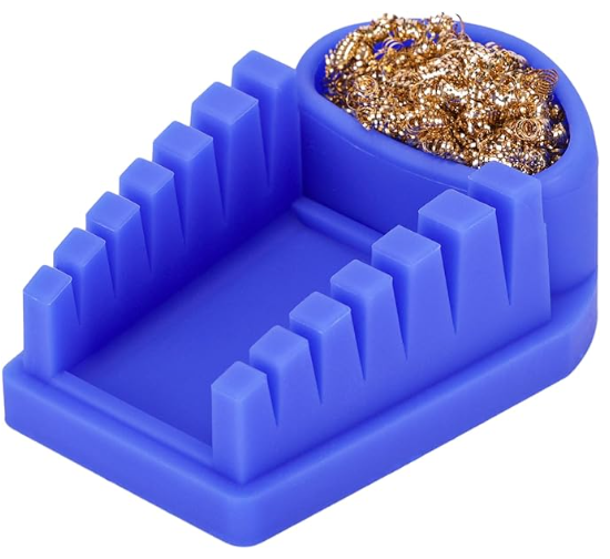 T02 soldering clip holder (blue color)