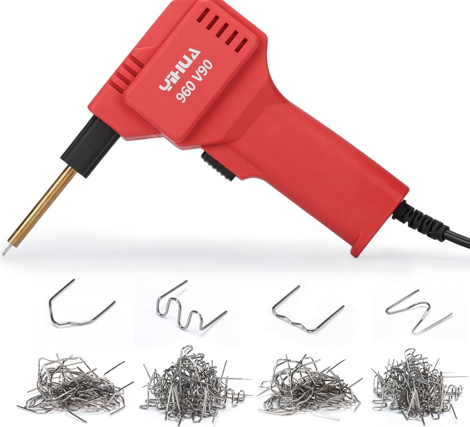 YIHUA960-V90 90W inclde 4types stapers (each 100pcs) with 1pcs yellow pliter
