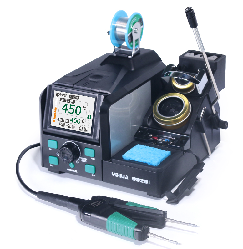 YIHUA982D-I (from the outlook apprearance similar JBC model: CP-2QF precision rework station,function is differrent ,please note,thanks)