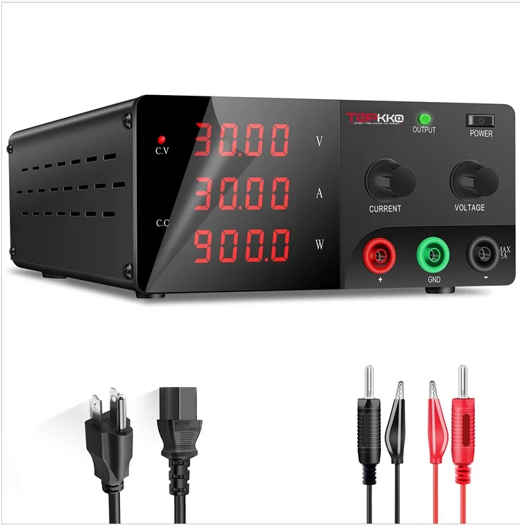 Topkko DC Power Supply 0-30V 0-30A 900W